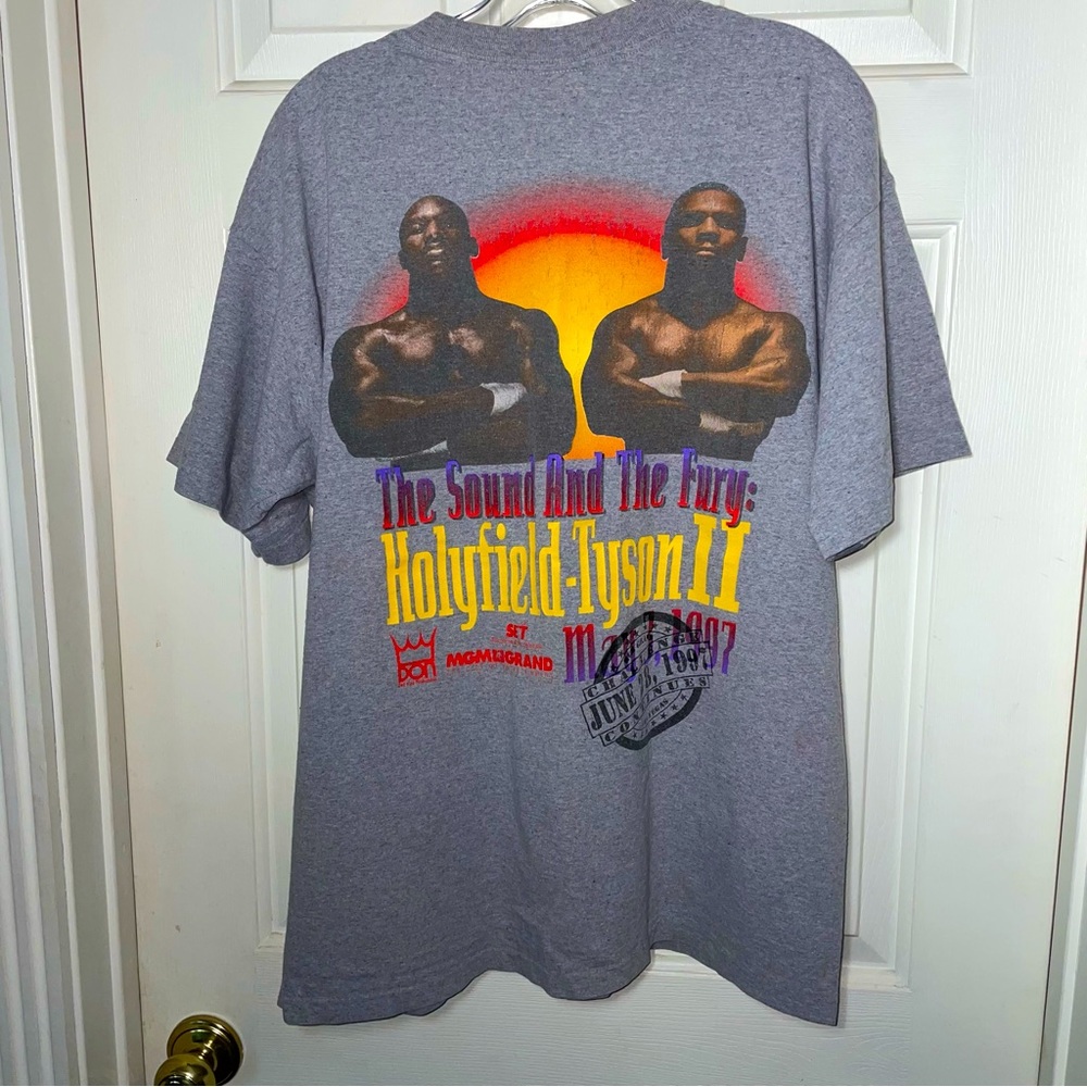 The Sound & The Fury, Holyfield vs Tyson II June 28, 1997 Collectors T 🥊🥊